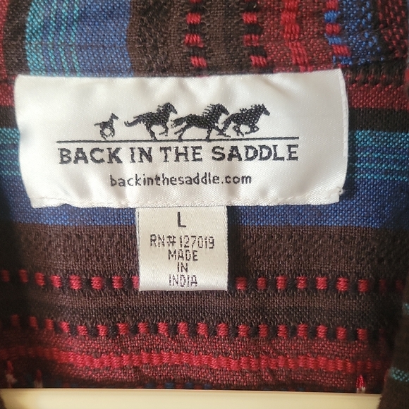 Vintage Western Striped Cotton Duster - Picture 2 of 5